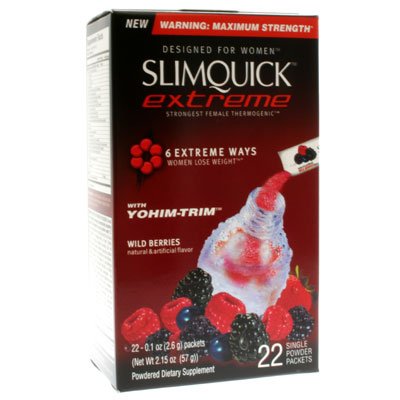 Slimquick Xtreme-NX Labs Thermogenic Weightloss Drink Packets,